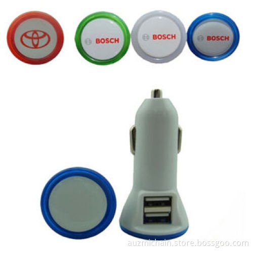 2 USB Ports In-car Charger with 2.1A, for iPhone, iPad, Samsung, PSP, GPS, Tablet, MP3, MP4, PAD